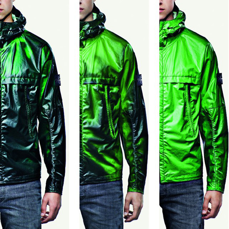 Custom Heat Reactive Clothing Jacket Designer Luxury Winter Plus Size Thermochromic men's jackets Color Changing Jacket