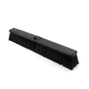 24inch Industrial Heavy Duty Outdoor Rough Surface Stiff Fiber PET Push Broom Head