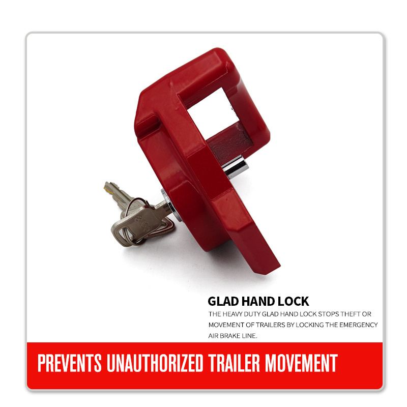 Heavy Duty Aluminum Alloy Air Brake Gladhand Glad Hand Lock For Tractor Trailer