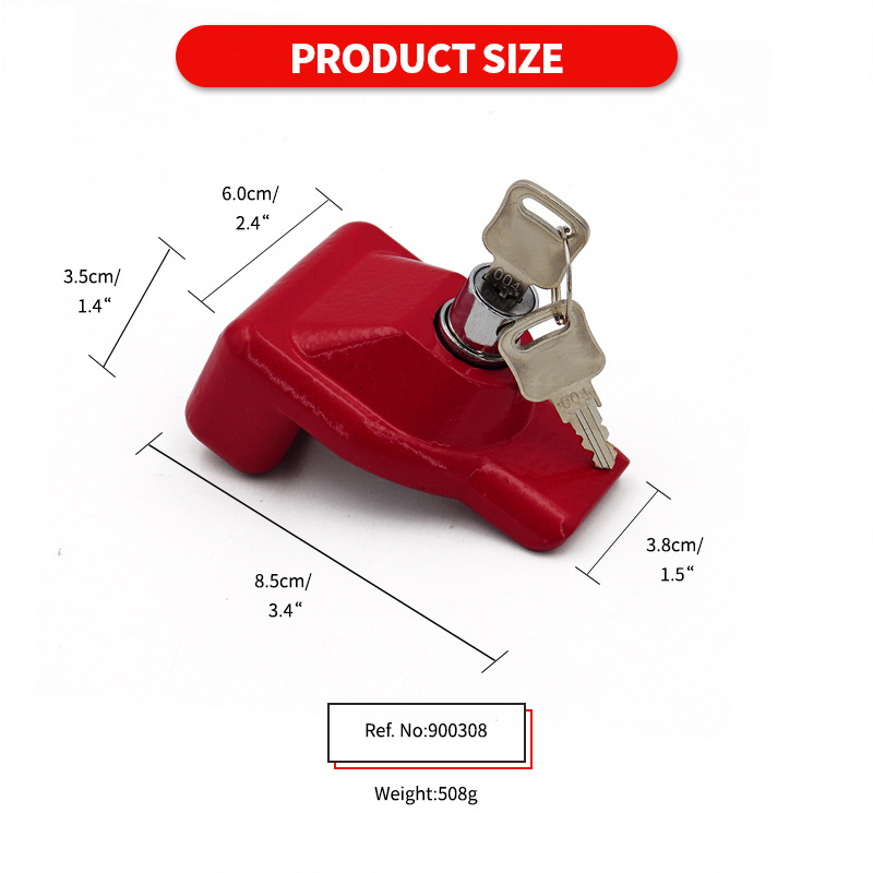 Heavy Duty Forged Steel Air Brake Glad Hand Gladhand Lock For Tractor Trailer