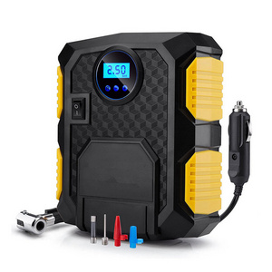 Digital Tire Inflator With LED light Wireless Car Tyre Compressor