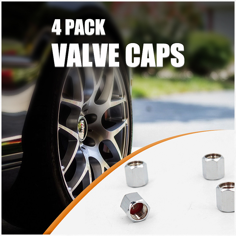 Car Copper Chromed Tire Valve Stem Cap