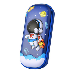 3D Cartoon Student Three-layer Multifunctional Storage Box, Children's Zipper Stationery Box Eva Pencil Case