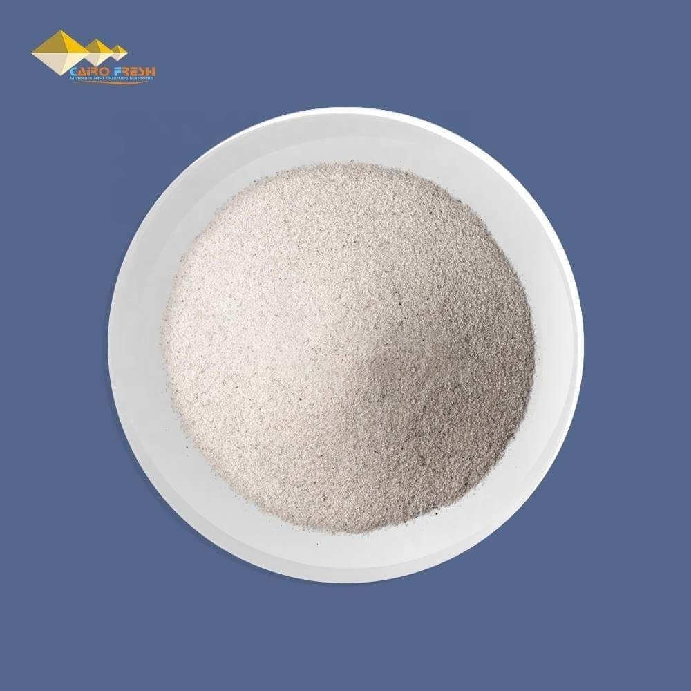 Vitreous silica sand, SiO2 99.6%, Fe 0.01%, from Egypt