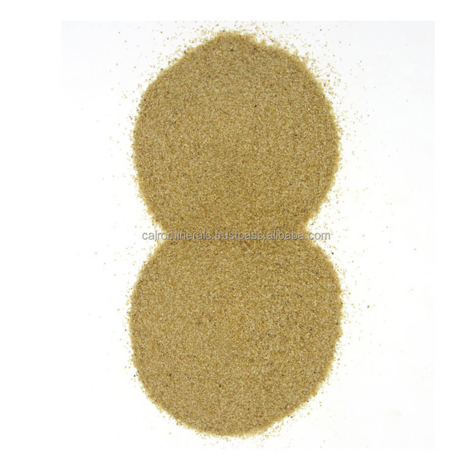 Yellow Silica Sand Price Per Ton Egyptian Origin Manufacturer Export Silica Sand With AWWA Standard