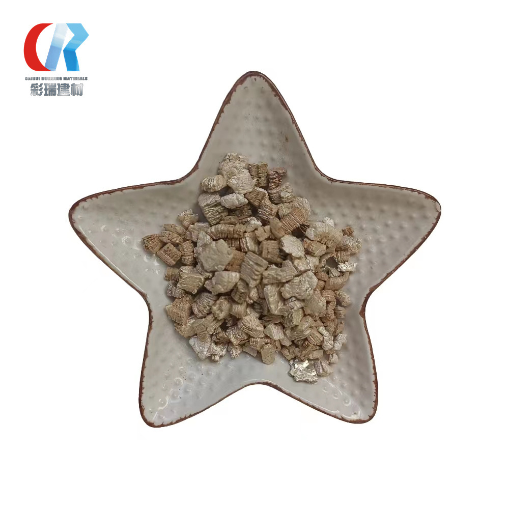 Vermiculite Fireproof Factory Directly Sale 20-40/40-80 Mesh Expanded Vermiculite For Coating Fireproof