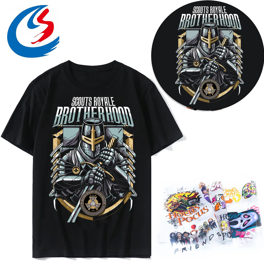 2024 New Cool Plastisol DTF Transfers Marvel series Anime Decorative Heat Transfer Vinyl Iron On Sticker Design for T-shirt