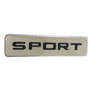 High Quality 3D Raised Logo TPU for T-shirt Soft Rubber Heat Transfer Printed Label for Shoes PVC Patches on Bags Shoes