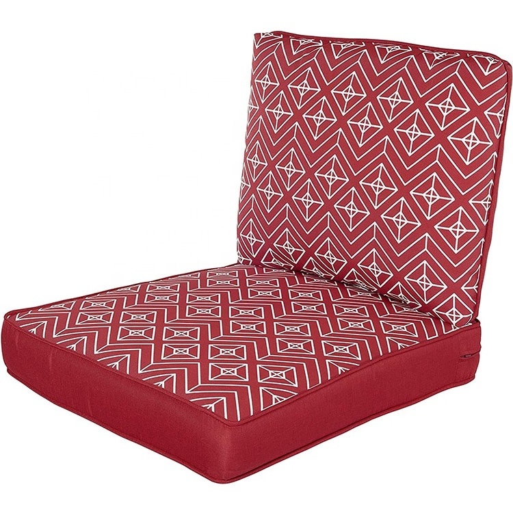 outdoor wicker replacement patio furniture red stripe fabric sofa cushion sale