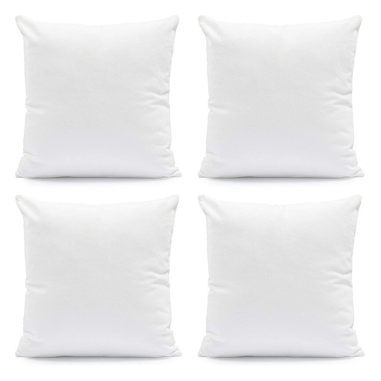 soft quality square microfiber polyester throw cushion inner insert fillers pillow core filler