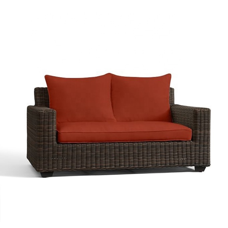 loveseat outdoor deep seating patio 24x24 replacement cushions for outdoor wicker sofa furniture