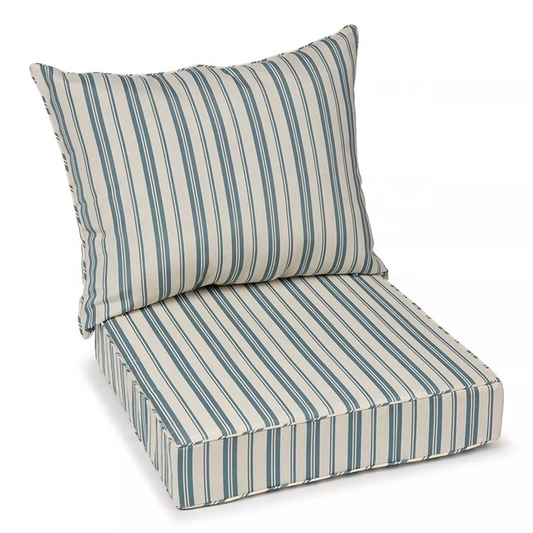 indoor stripe outdoor 24x24 replacement garden cushions with pillows for wicker patio furniture