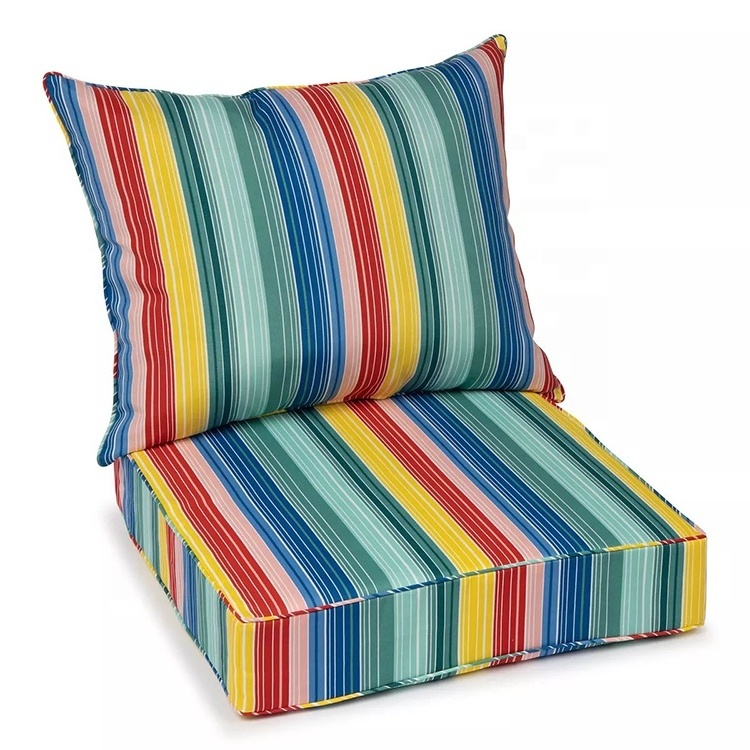 indoor stripe outdoor 24x24 replacement garden cushions with pillows for wicker patio furniture