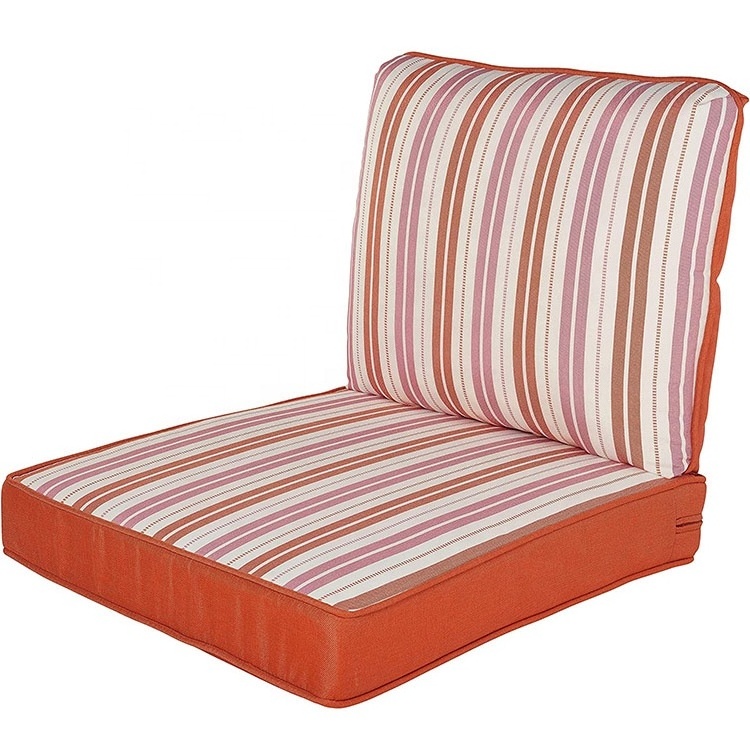 outdoor wicker replacement patio furniture red stripe fabric sofa cushion sale