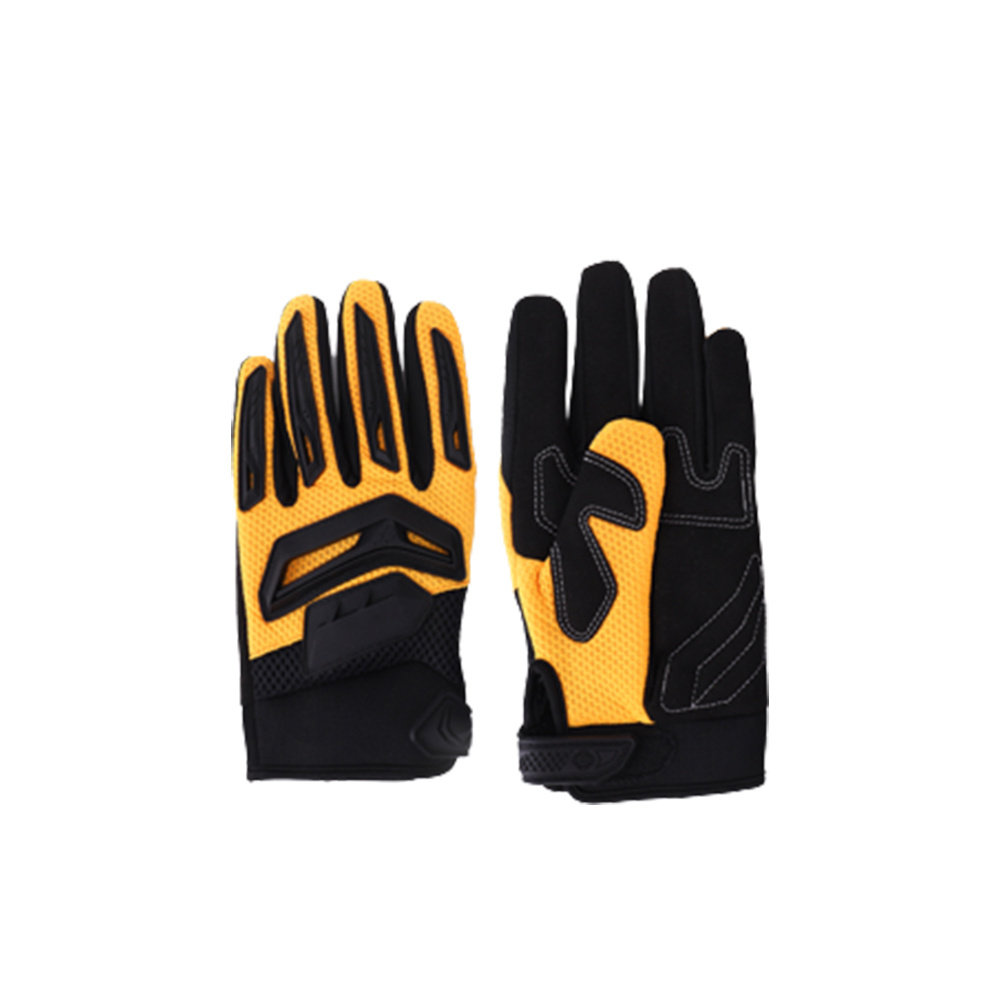 Wear-resistant breathable work safety protection mechanical gloves oil field work construction impact resistant gloves