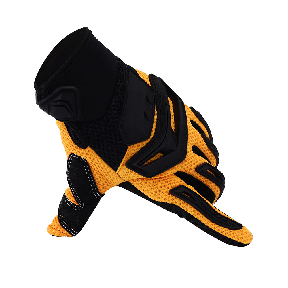 Wear-resistant breathable work safety protection mechanical gloves oil field work construction impact resistant gloves