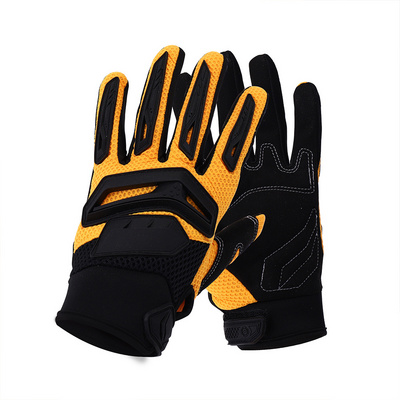 Wear-resistant breathable work safety protection mechanical gloves oil field work construction impact resistant gloves