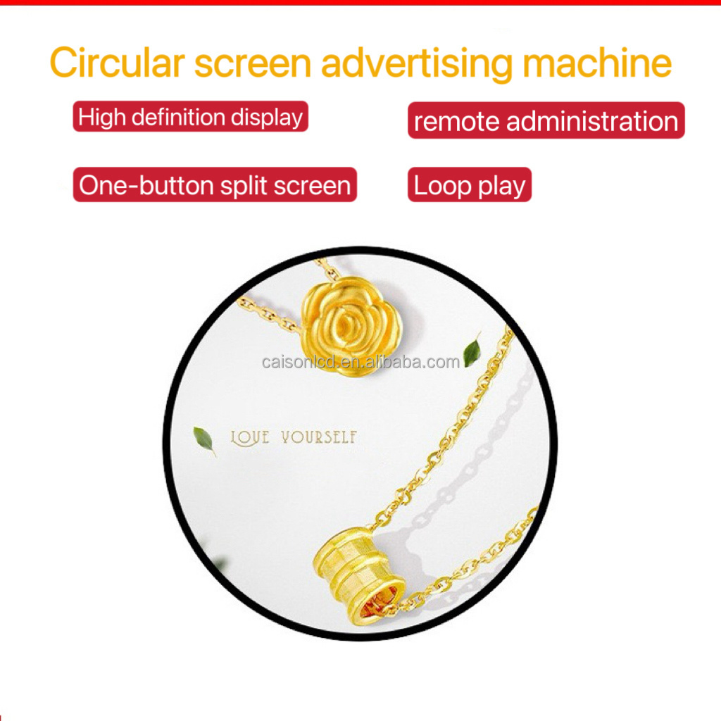 23.6 inch  round LCD screen  DV236FBM-N00 1280*1280 Resolution 1500 Nits Lvds,23.6 INCH Round Lcd Advertising Media Display