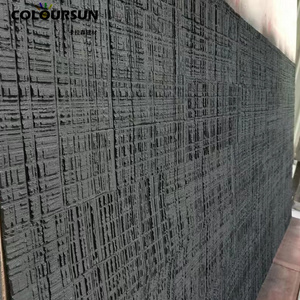 Black Wood pattern interior mcm flexible soft stone wall tiles veneer outdoor cladding panels flexible soft stone