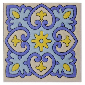 Modern Square Ceramic handmade tile Anti-Slip Glossy Interior Medallions per Square Meter Stylish OSaic Design for Rooms