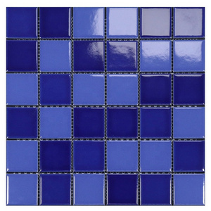 24K Gold Mosaic Tiles for Swimming Pool Porcelain Homogeneous Floor and Wall Tile from Philippines Glazed Mosaic Design