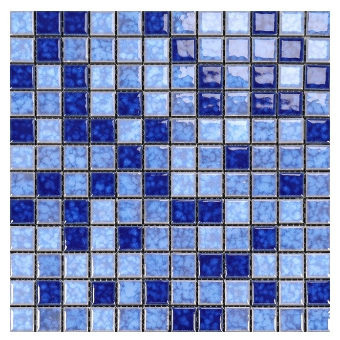 Hot Sale Natural Green Marble Stone Mosaic Tile Flower Pattern Tumbled Mosaic Tiles Swimming Pool Decorate Factory Price