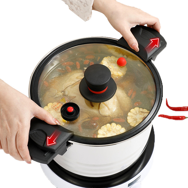 Pressure Cooker With Foldable Handle Induction Stainless Steel 304 Pressure Cooker Pot Gas Stove Pressure Cooker With Handle