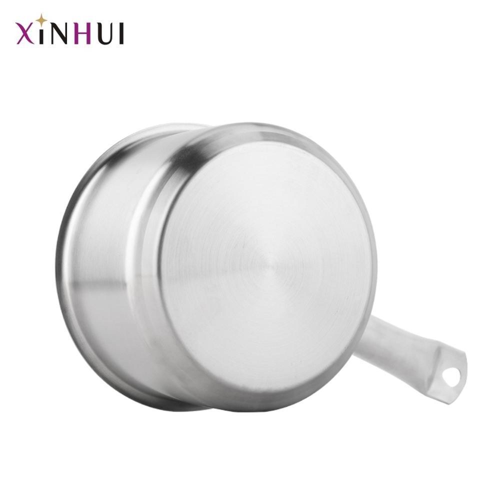 Non stick cooking pot stainless steel saucepan milk boiling pot with lid