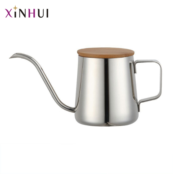 Hottest Hand Coffee Drip Brew Kettle Stainless Steel Gooseneck Pour Over Coffee Kettle with Long Spout