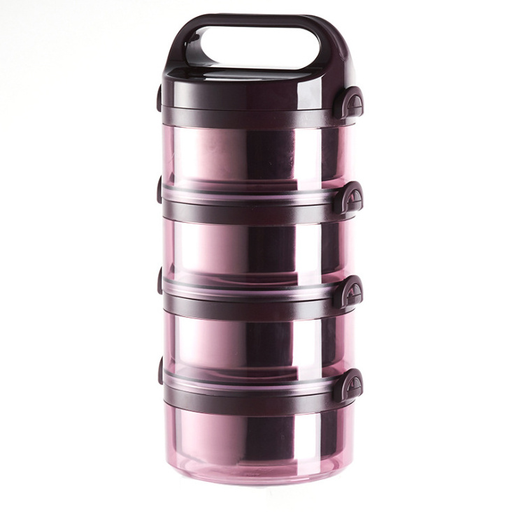 Take-away Folding Tiffin Carrier Lunchbox 2/3/4 Tiers Foldable 304 Stainless Steel Tiffin Lunch Box