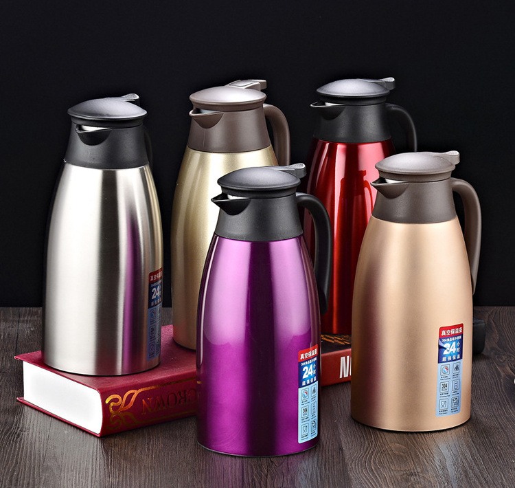 stainless steel vacuum  coffee pot thermos tea coffee pot