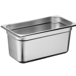 Factory Prices chaozhou  1/3 Pan Stainless Nsf Gn Pan Food Container Ice Cream PanHigh Quality Buffet Gn Pa