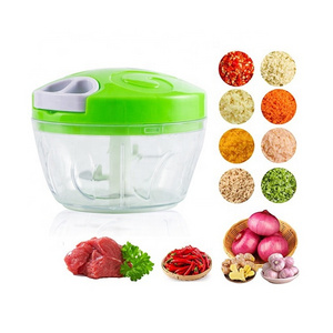 Food Grade Food Processor Hand Held Crank Cutter Food Manual Pull Onion Vegetable Speedy Chopper