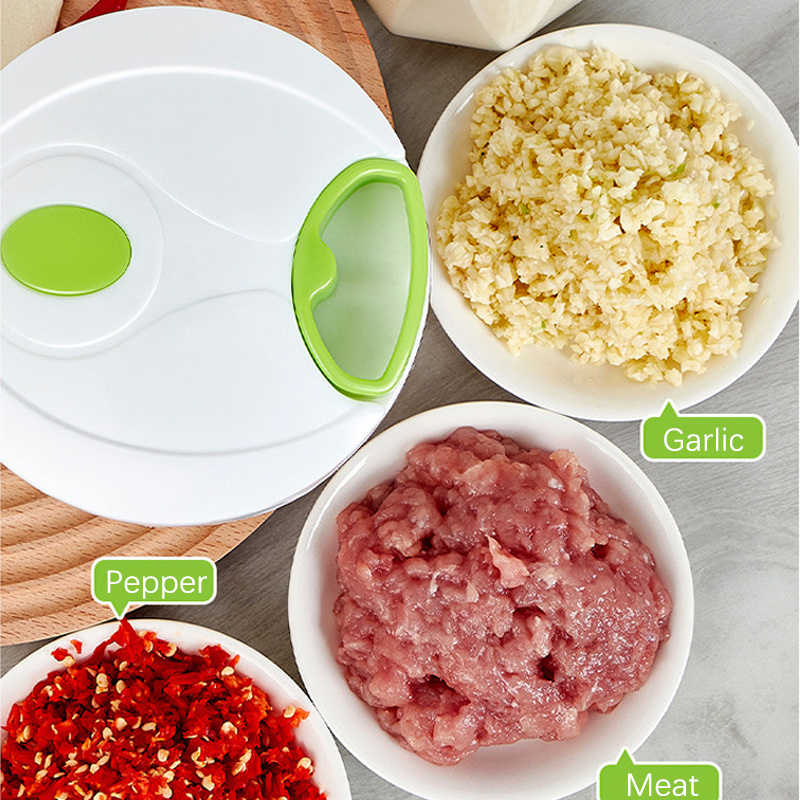 Food Grade Food Processor Hand Held Crank Cutter Food Manual Pull Onion Vegetable Speedy Chopper