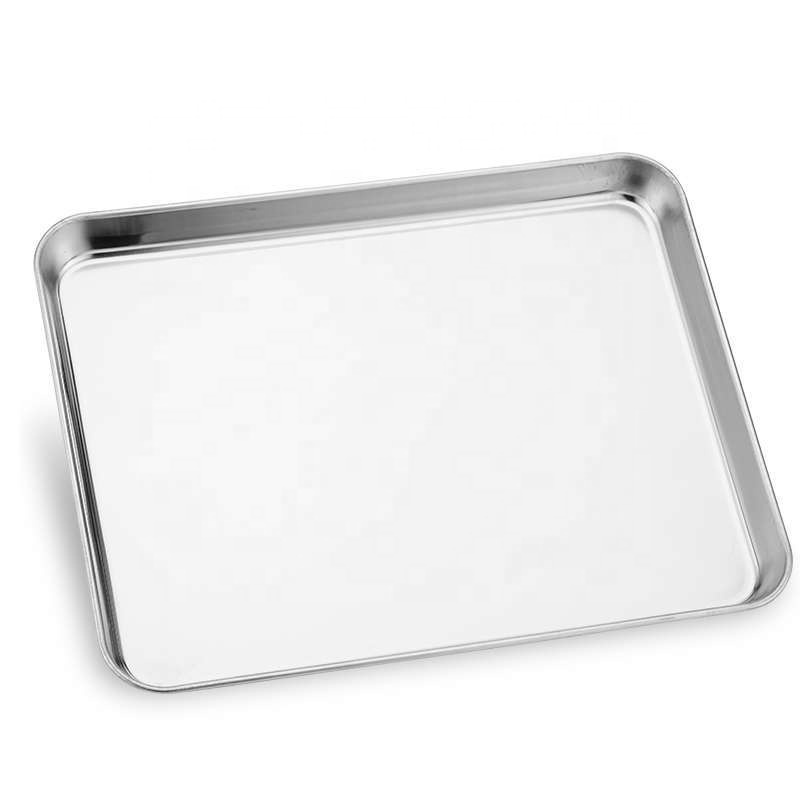 Non Toxic Stainless Steel Oven Tray For Bread Baking Tray