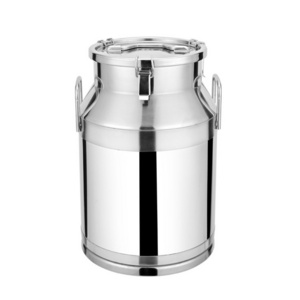 Seal Lids Milk Wine Pail Bucket Liquid Storage Tank 304 Stainless Steel Milk Cans For Transport Milk