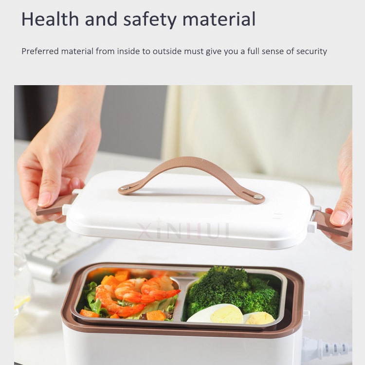 Food Warmer Mini Heating 2 Layer Heated Rice Cookers Portable Car Electric Steamed Cooking Lunch Box