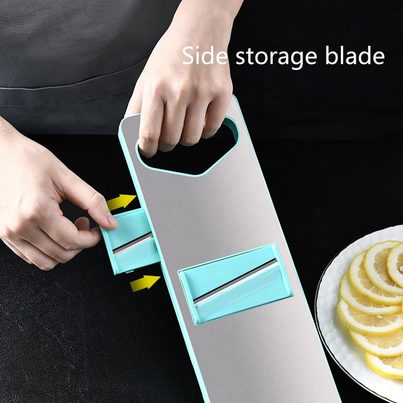 Fruit 6 Slicing Knife Multifunctional Kitchen Steel Grater Vegetable Cutter Potato Chip Slicer