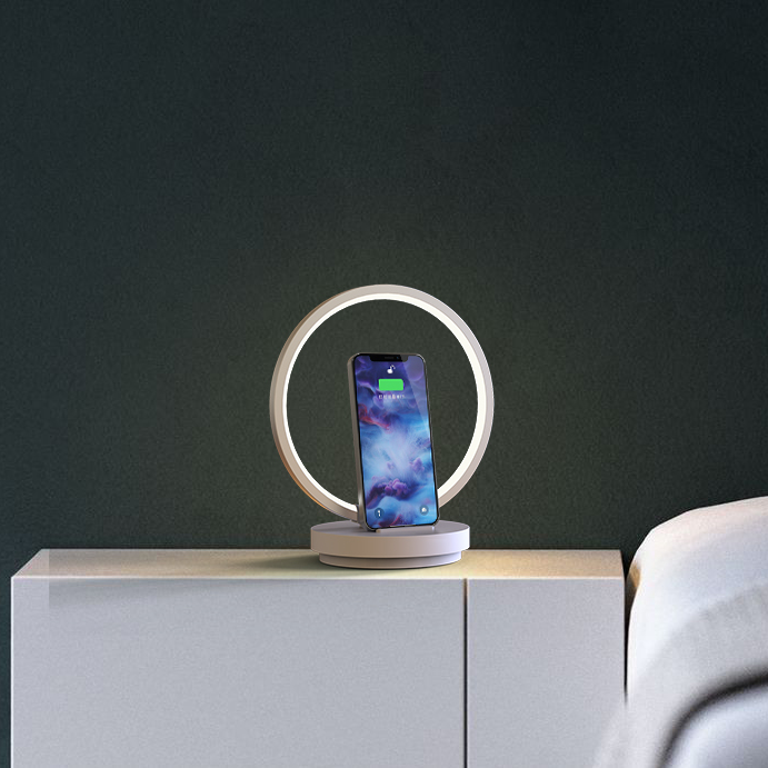 Charging Station Wireless Charger 15W Quick Charger with LED Light Multi-function Integrated Charger