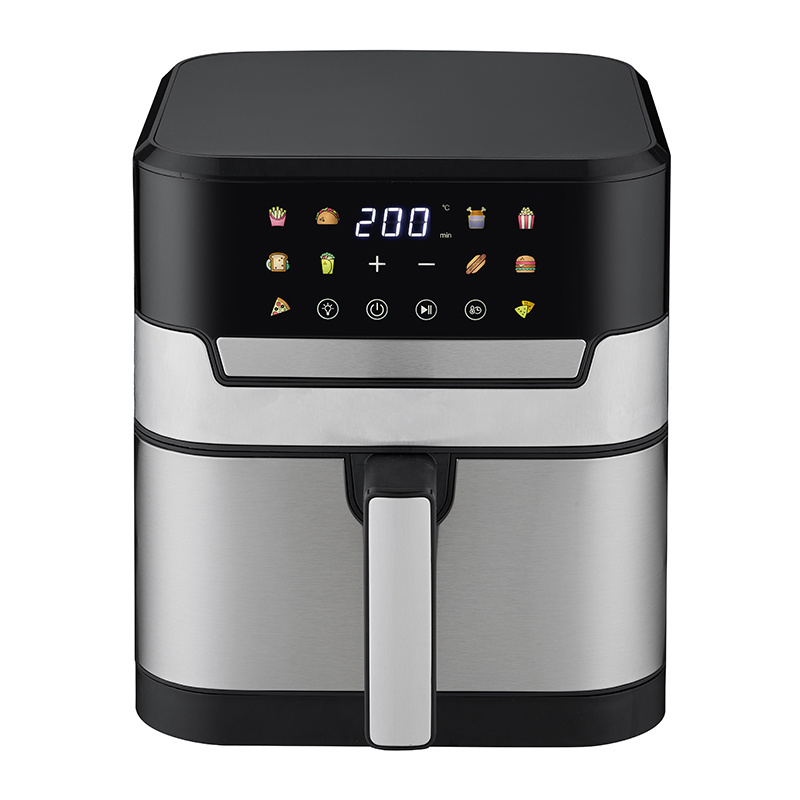 New Product 6L Etfe Digital Control Air Fryer With SS 304 Heating Element