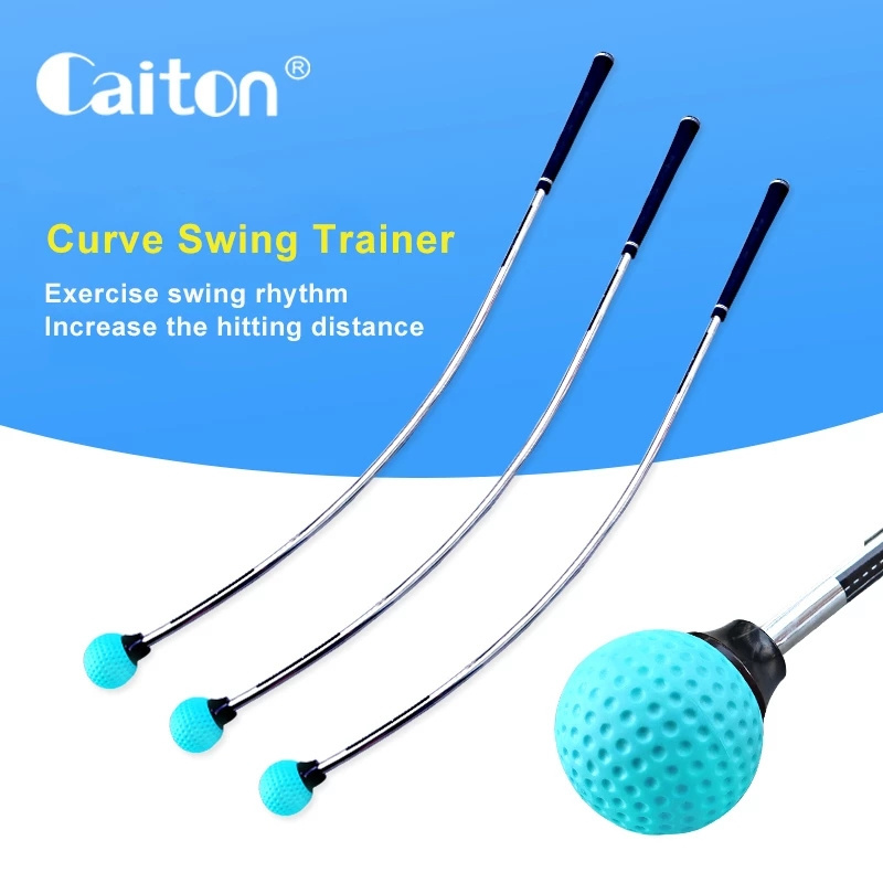 Golf Swing Trainer Aid Stick for Flex Curve Durable