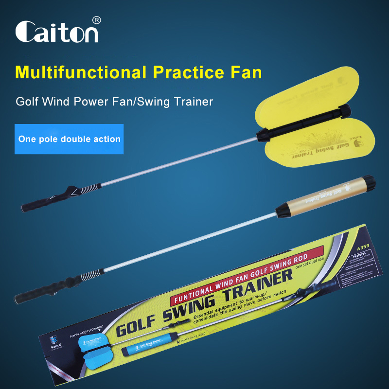 Caiton Golf Power Resistance Trainer Golf Swing Trainer Golf Power Swing Fan