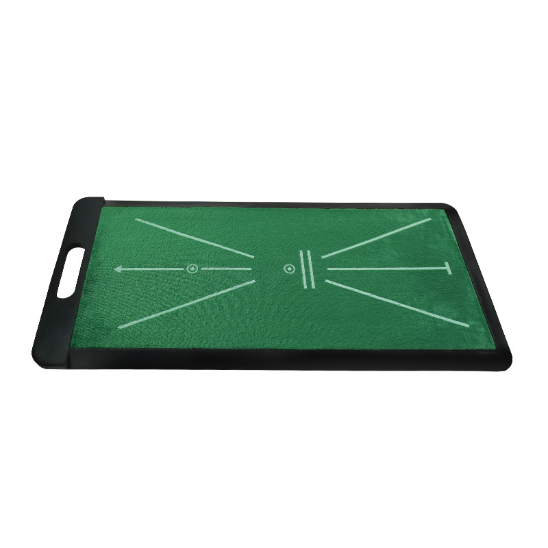 Portable Rubber Bottom Mini Golf Swing Hitting Mat Golf Training Mat For Swing Detection Batting Golf Mat