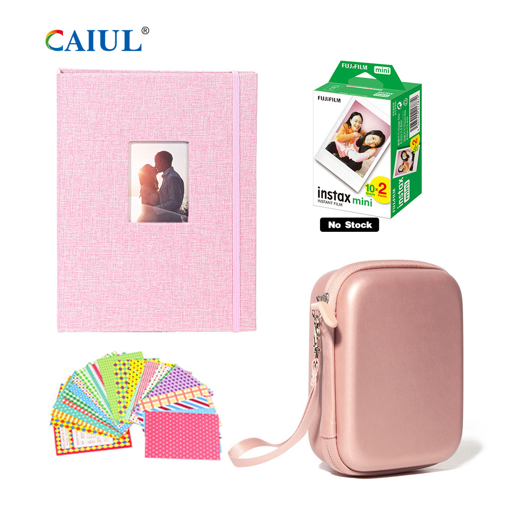 Instax Gift Kit for Fujifilm Instax Mini Liplay/ EVO/ Link 2 Iridescent Carry bag Small photocard collect Instax Mini Film Album