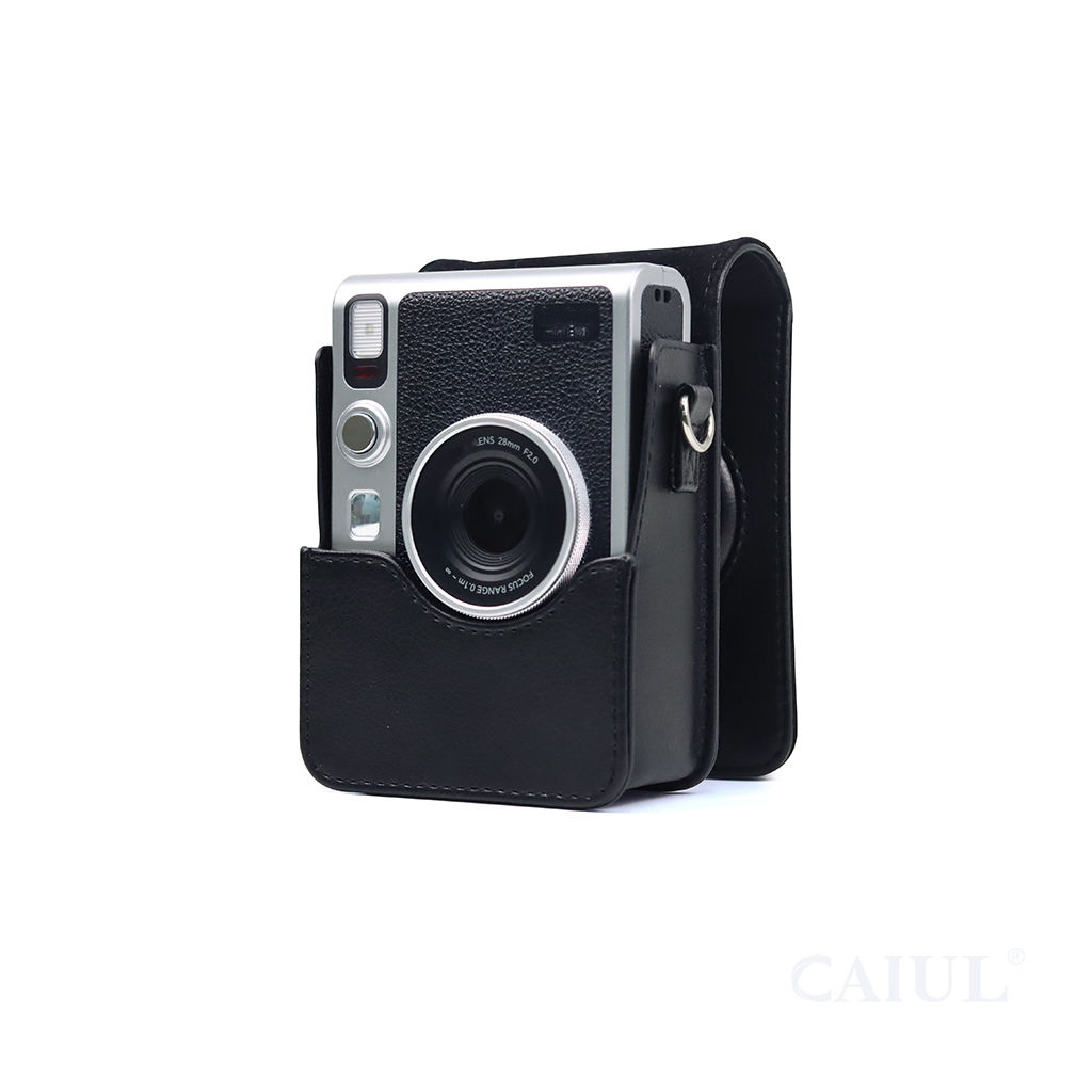 Handmade Style Oiled Leather Camera Case Fujifilm Instax Mini EVO Hybrid Camera Protective Case for Instax Mini EVO