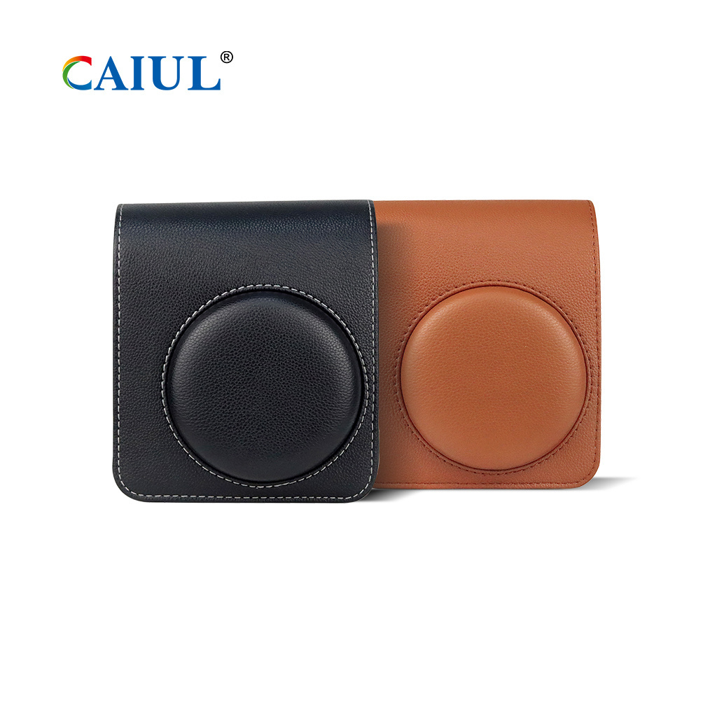 Retro Litchi leather PU Instax Mini 40 Camera Bag for Fujifilm Instax Mini 40 Camera Protective Case