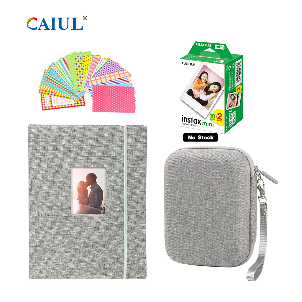 Instax Gift Kit for Fujifilm Instax Mini Liplay/ EVO/ Link 2 Iridescent Carry bag Small photocard collect Instax Mini Film Album