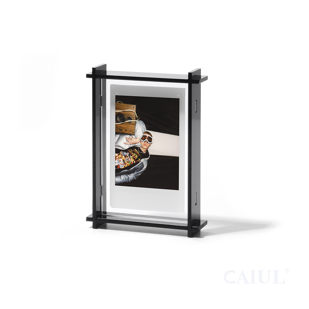 2022 High quality Acrylic Picture Frame OEM 4x6 Clear Double-Sided Photo Frame Instax mini 11 Photo Frames Desktop Display