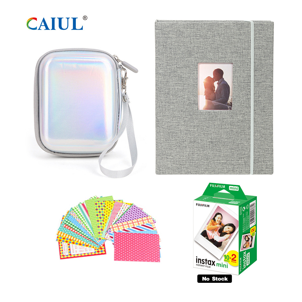 Instax Gift Kit for Fujifilm Instax Mini Liplay/ EVO/ Link 2 Iridescent Carry bag Small photocard collect Instax Mini Film Album