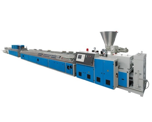 best price production line wood plastic composite / wpc profile making machine